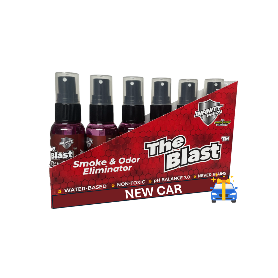 The Blast Smoke & Odor Eliminator | Six Pack Sleeves | Six • 1.67oz Mini Mist Bottles