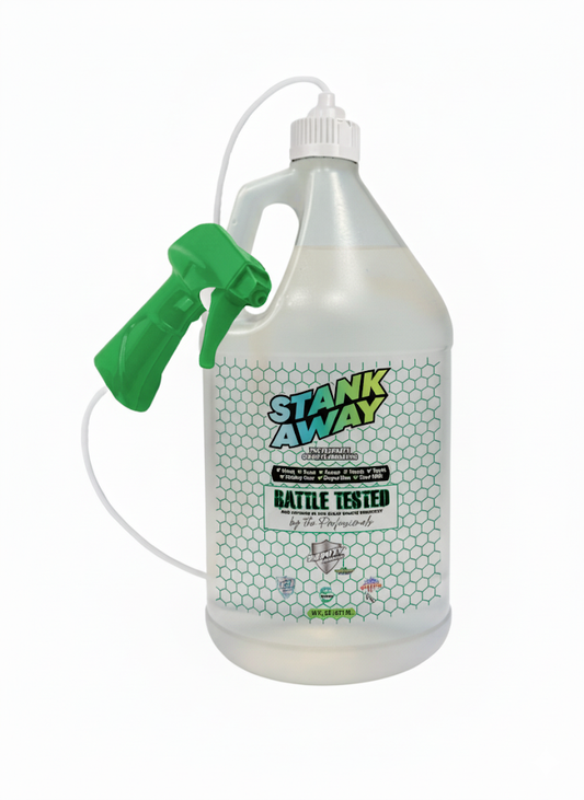 Stank Away • Odor Eliminator | Hyper Green | 48 Hour Odor Defense | 128 oz | Ice Shield