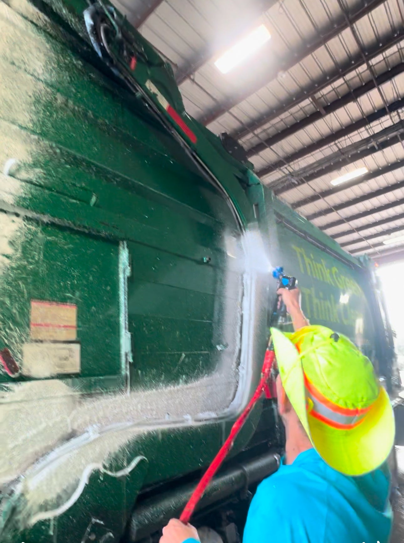 Rodent Deterrent Hyper Green • Infinity Shields Protects Concentrated Foam •  (1) 55 Gallon Drum (Peppermint) Wash Bay Crew (440 Truck Foams)