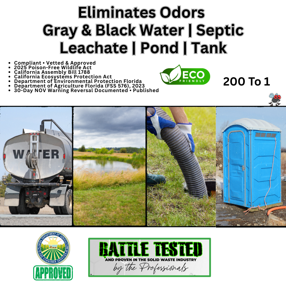 Stank Away Leachate & Tank Odor Concentrate | 555Plus Hyper Green® Tank & Pit Odor Eliminator | 65 oz Super Concentrate  Case of 6