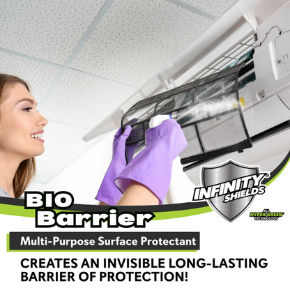Bio-Barrier™ Multi-Purpose Surface Protectant – 90+ Day Defense | 128 oz Case of 4 with Remote Sprayers