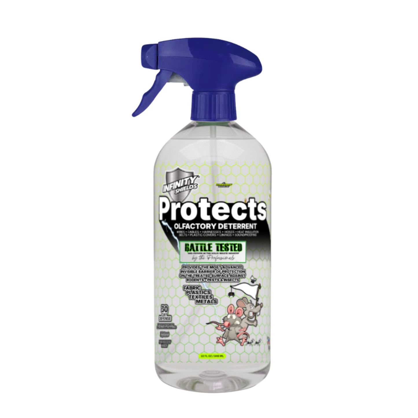 Protects® Pet-Safe Rodent Deterrent for Vehicles, Equipment & Facilities