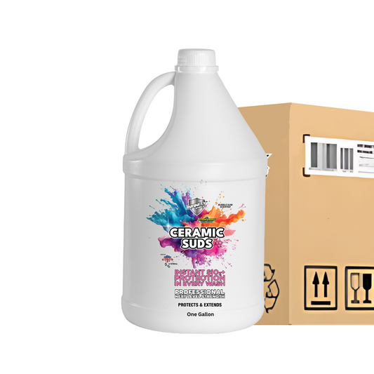 Ceramic Suds™ by Infinity Shields | Super Concentrated Ceramic Wash | Case of 4 Gallons | Bubble Gum Scent