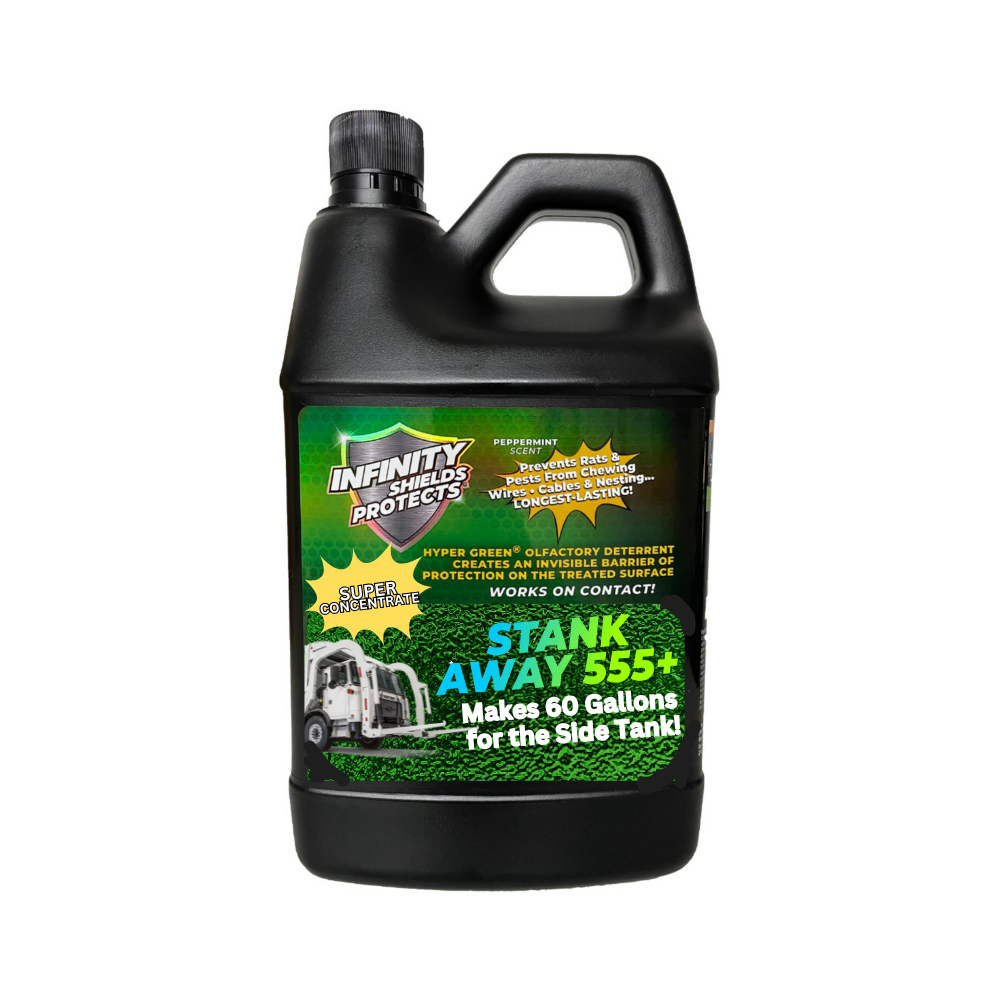 Stank Away Leachate & Tank Odor Concentrate | 555Plus Hyper Green® Tank & Pit Odor Eliminator | 65 oz Super Concentrate  Case of 6