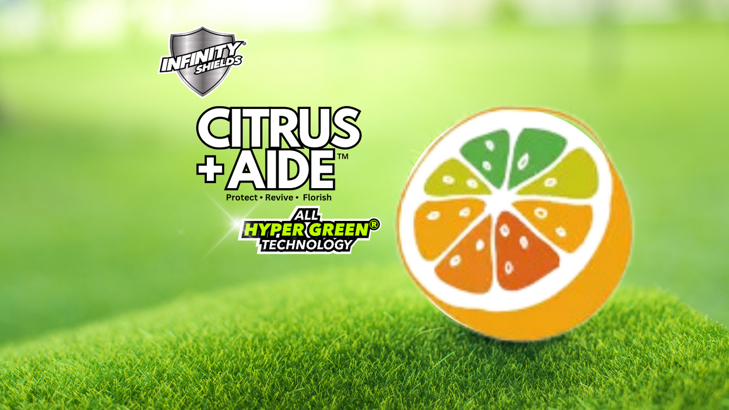 Citrus+Aide™ • Citrus Tree Surface Protectant | Eco-Friendly Defense Against Citrus Greening (HLB) | Hyper Green® | 330 Gallon Concentrated Tote | Peppermint