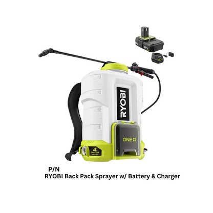 RYOBI Back Pack Sprayer Holds 4 Gallons of Protects Approved Chemical Supplier
