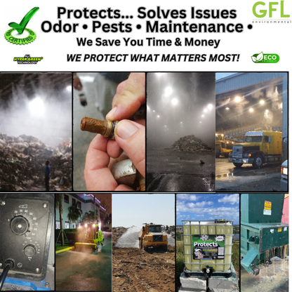 GFL Rodent Deterrent Hyper Green • Infinity Shields Protects •  1 Gallon (1) Case of 4 With Remote Trigger Sprayers