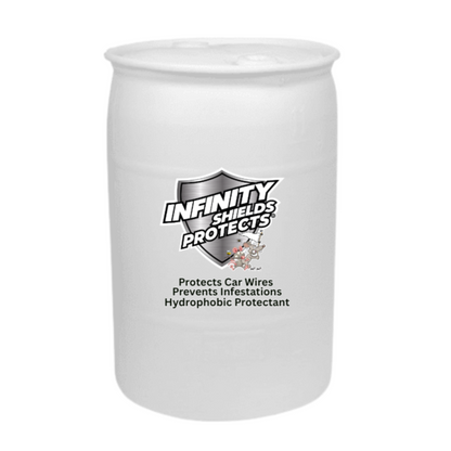 Protects ® Rodent Olfactory Deterrent  | Hyper Green | Long-Lasting 55 Gallon Drum RTU Peppermint