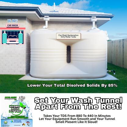 HYDRO PLUS PIT PRO• Dual Action Reducer & Eliminator TDS • Odor Eliminator Scented
