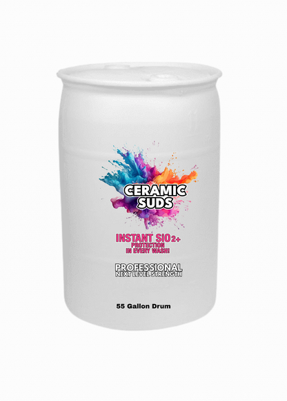 Ceramic Suds Super Concentrate SiO2~Si Infused Ceramic Wash 30 Gallon Drum Bubble Gum