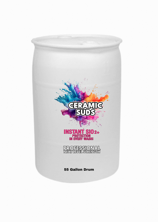 Ceramic Suds Super Concentrate SiO2~Si Infused Ceramic Wash 30 Gallon Drum Bubble Gum