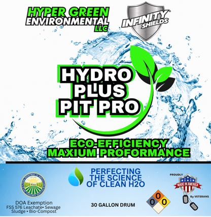 HYDRO PLUS PIT PRO• Dual Action Reducer & Eliminator TDS • Odor Eliminator Scented