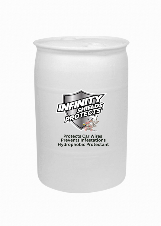 Protects ® Rodent Olfactory Deterrent  | Hyper Green | Long-Lasting 55 Gallon Drum RTU Peppermint