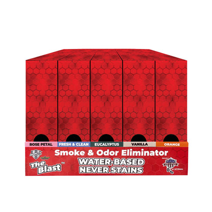 The Blast Counter Display Pack 5 Sleeves 6 Mini Mist Bottles Per Sleeve | 30 Bottles  | Scented