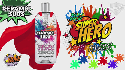 Infinity Shields Ceramic Suds™ | Limpiador cerámico superconcentrado | 16 oz | Aroma a chicle